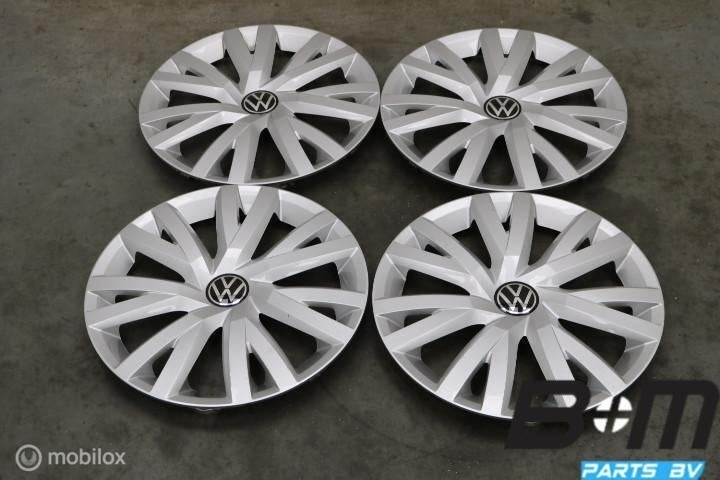 Set originele 16 inch wieldoppen VW Golf 8 5G0601147B, Auto-onderdelen, Gebruikt, Band(en)
