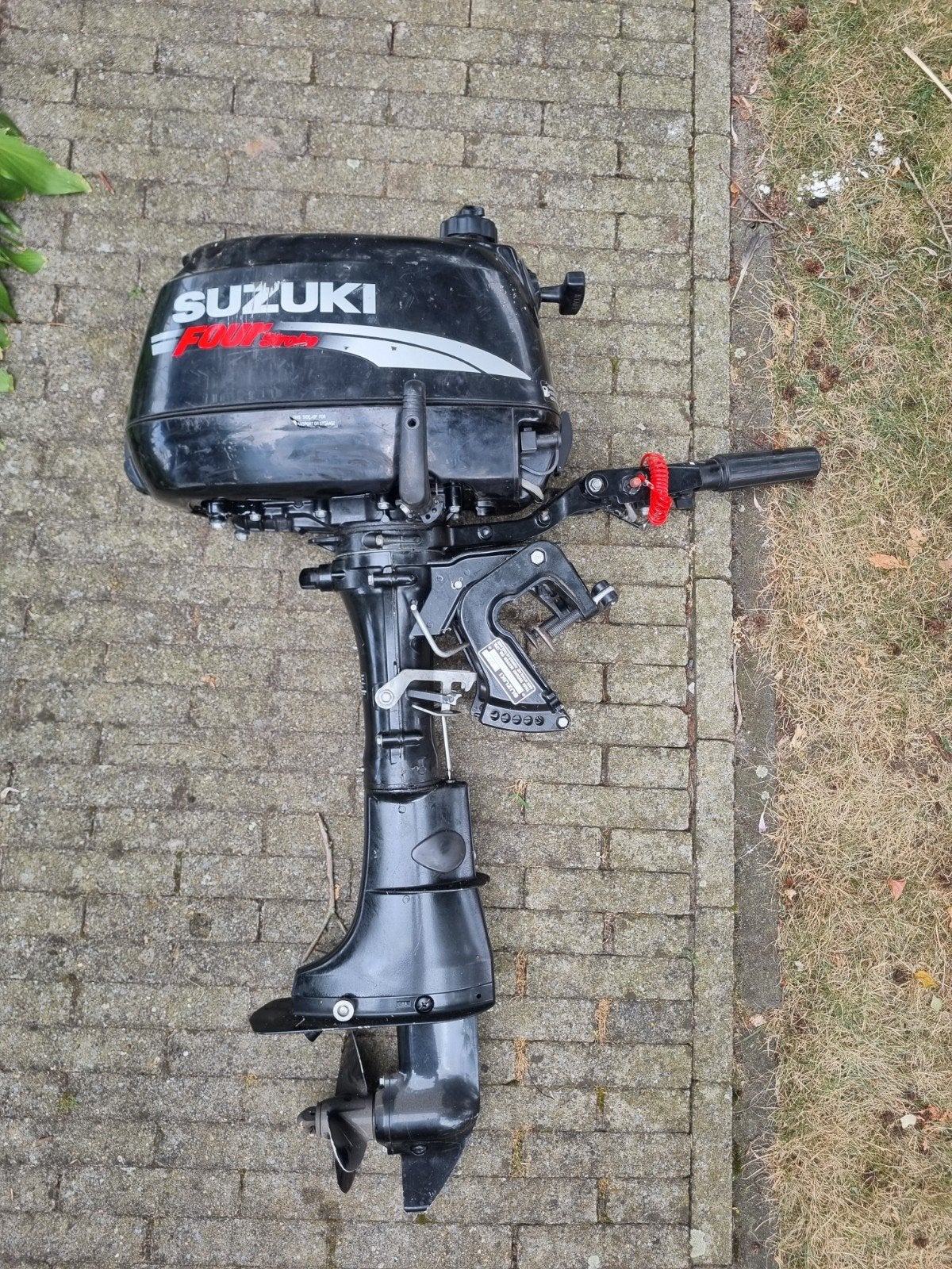 Suzuki four Stroke motor, Watersport en Boten, Ophalen, Gebruikt, Benzine, Buitenboordmotor