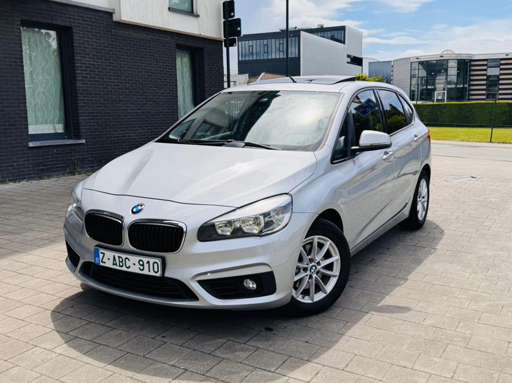 BMW 218d Active Tourer Automaat, Auto's, BMW, Bedrijf, Te koop, 2 Reeks Active Tourer, Diesel, Euro 6, Monovolume, Automaat, Zilver of Grijs