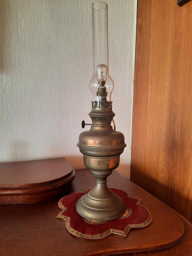 Oude lamp, Antiek en Kunst, Antiek | Kandelaars, Ophalen