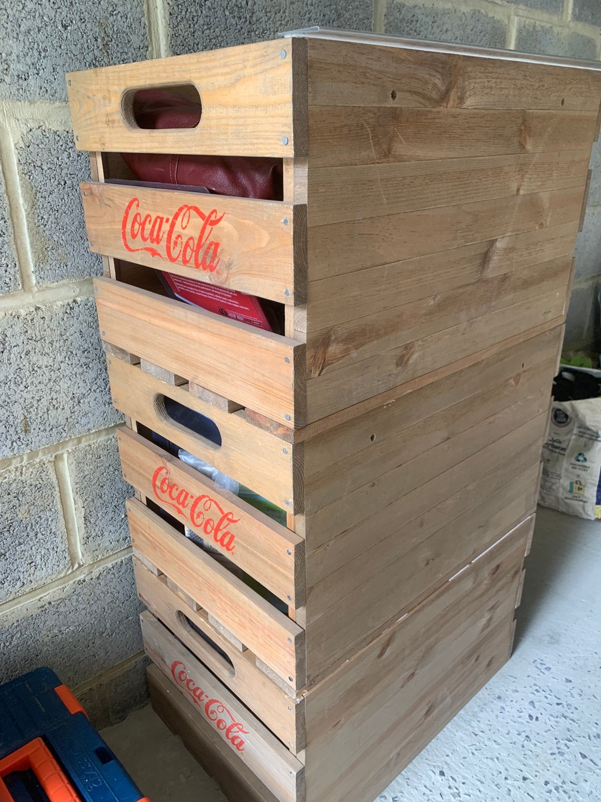 Caisses coca cola, Bricolage & Construction, Casier, 35 à 50 cm, Comme neuf, Enlèvement