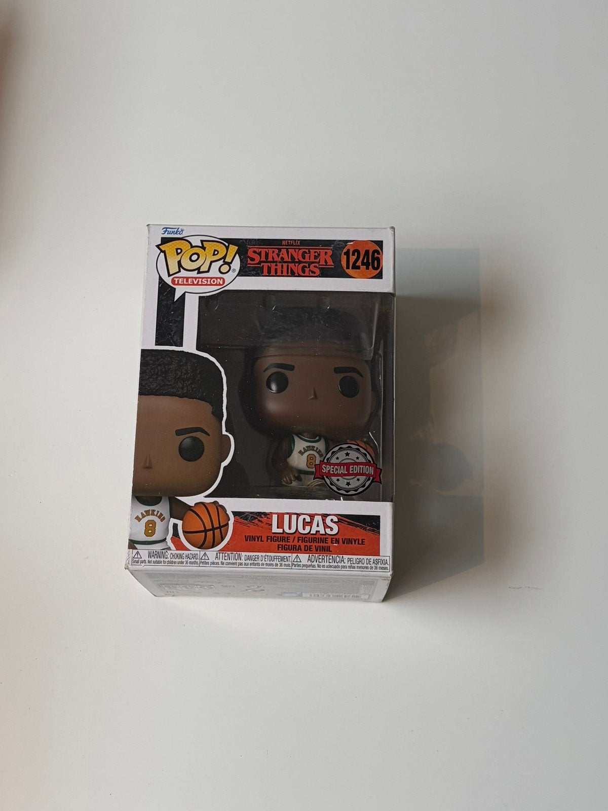 Lucas (stranger things) funko pop, Envoi, Comme neuf