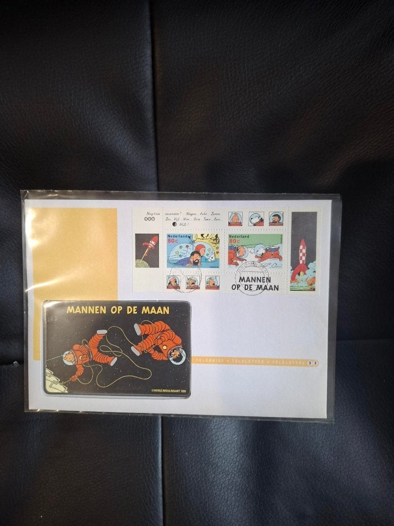 Kuifje Telecard en postzegels - Tintin, Enlèvement, Tintin, Comme neuf, Autres types