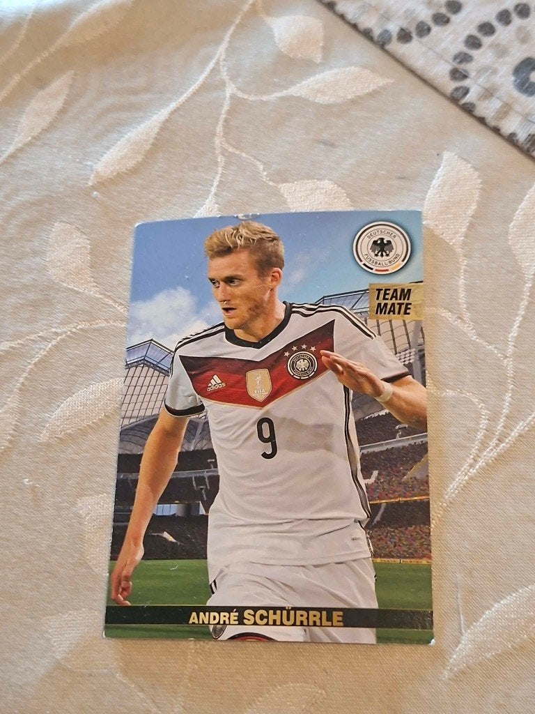 Panini/Voetbalkaart/André Schürrle/Duitsland/EK 2016, Ophalen of Verzenden, Gebruikt, Spelerskaart