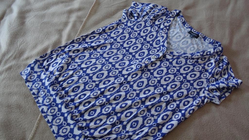 TOP TERRE BLEUE TAILLE 38 BLEU/BLANC, Manches courtes, Taille 38/40 (M), Enlèvement ou Envoi, Terre Bleue
