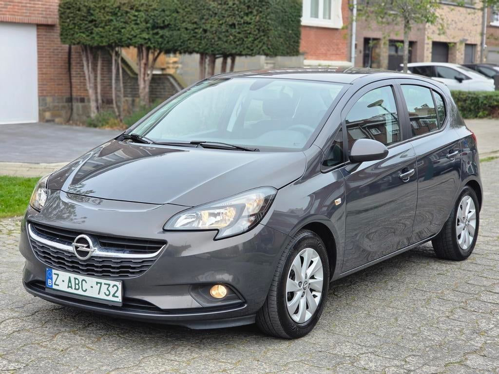 OPEL CORSA 1.2 i EURO 6 PREMIER PROPRIÉTAIRE CARPLAY, Autos, Argent ou Gris, Achat, Euro 6, Entreprise