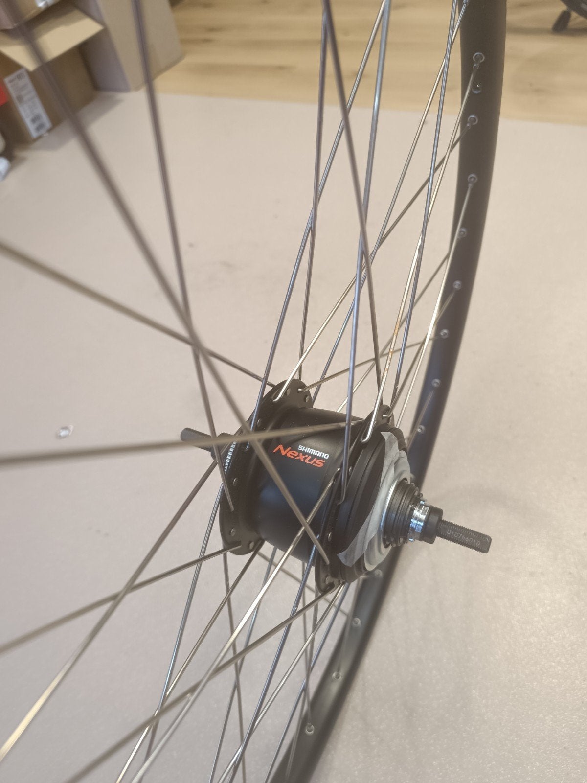 nexus 8 schijfrem achterwiel nieuw, Fietsen en Brommers, Fietsonderdelen, Ophalen of Verzenden