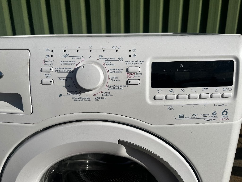 Wasmachine whirlpool, Elektronische apparatuur, Ophalen, Gebruikt, Voorlader, 85 tot 90 cm