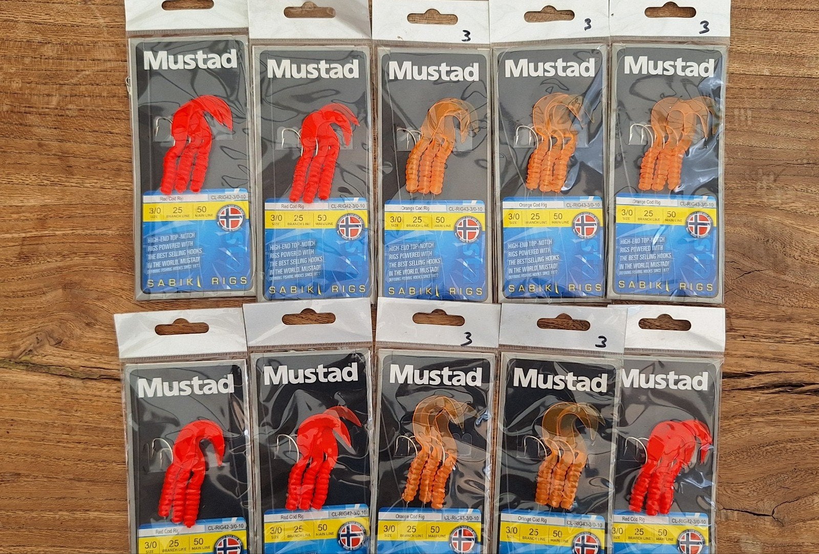 10 x orginele sabiki rigs mustad topper!, Sports nautiques & Bateaux, Pêche à la ligne | Pêche en mer, Enlèvement ou Envoi
