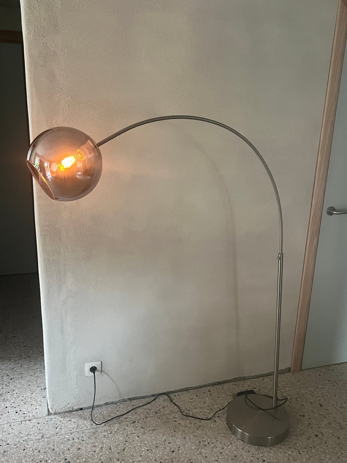 Vintage booglamp, Huis en Inrichting, Ophalen, Zo goed als nieuw