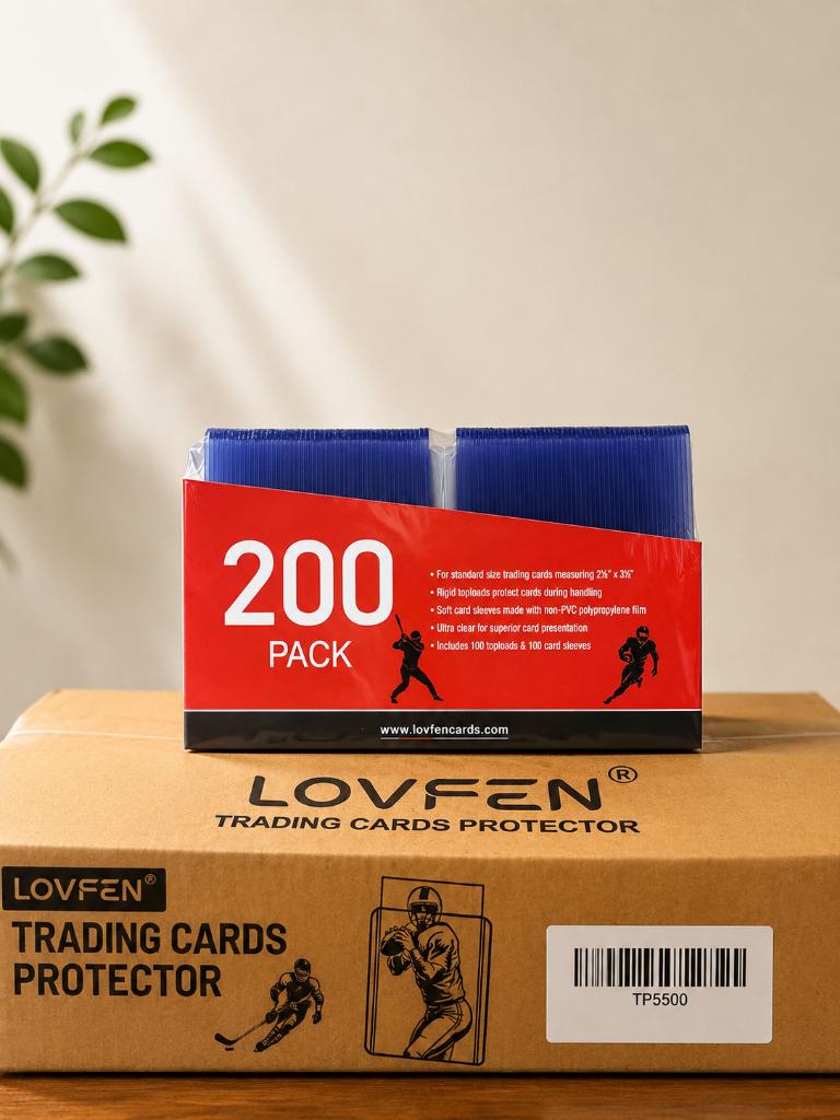 100 toploaders + 100 sleeves - sealed box, Ophalen of Verzenden, Nieuw, Sleeves of Kaarthoesjes