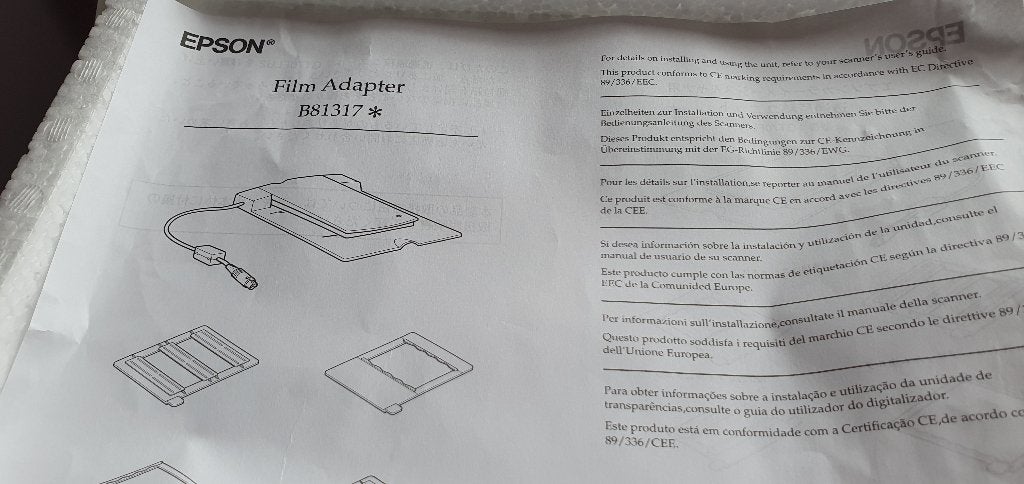 Epson Film Adapter B81317, Computers en Software, Printerbenodigdheden, Ophalen, Zo goed als nieuw, Overige typen, Epson