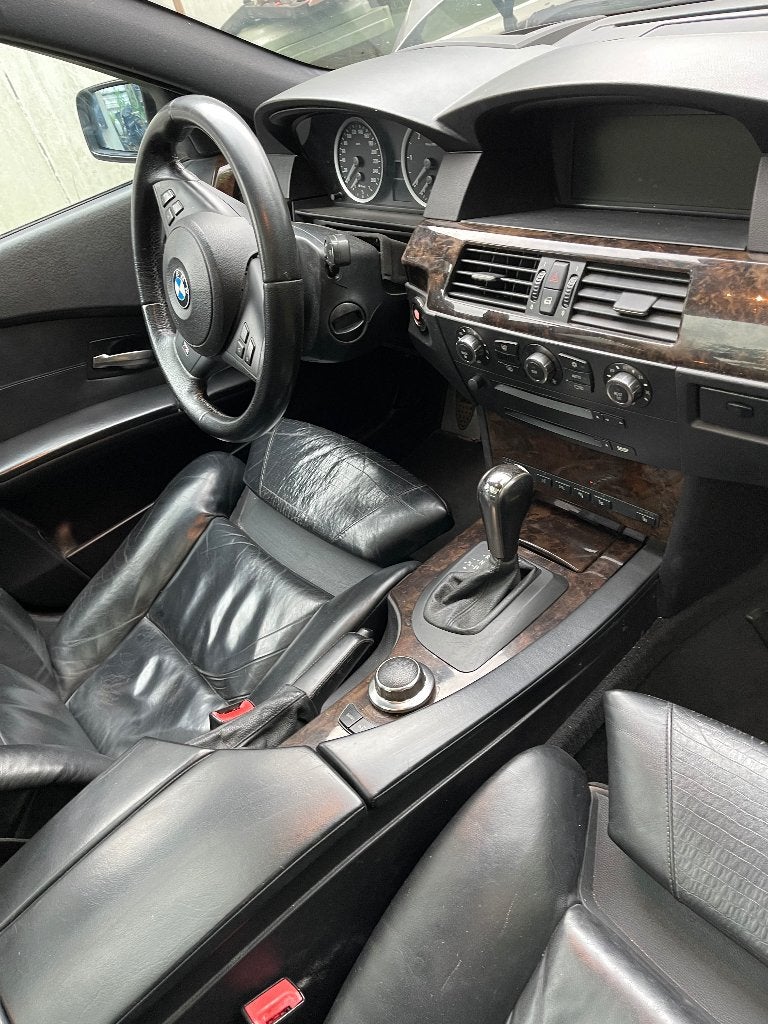 BMW 530 D LICHTE VRACHT. LEES BESCHRIJVING!!!, Cuir, Argent ou Gris, 2 places, 5 portes