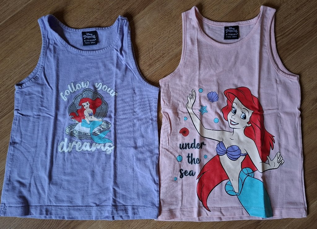 Primark topjes Kleine Zeemeermin 128, Enfants & Bébés, Vêtements enfant | Taille 128, Enlèvement ou Envoi, Chemise ou À manches longues
