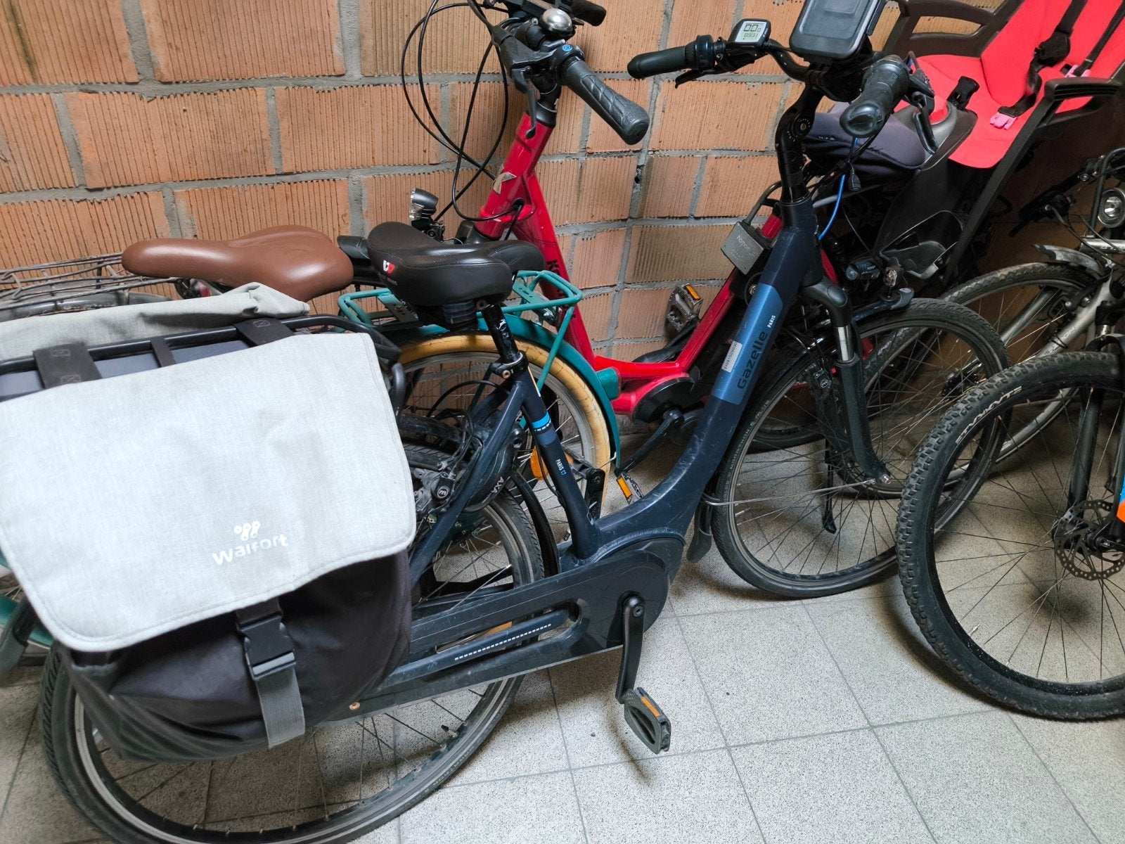 gazzele e bike  500 wh met mybike-barcode met  snellader, 7 vitesses, 0 cm³, Enlèvement, Utilisé