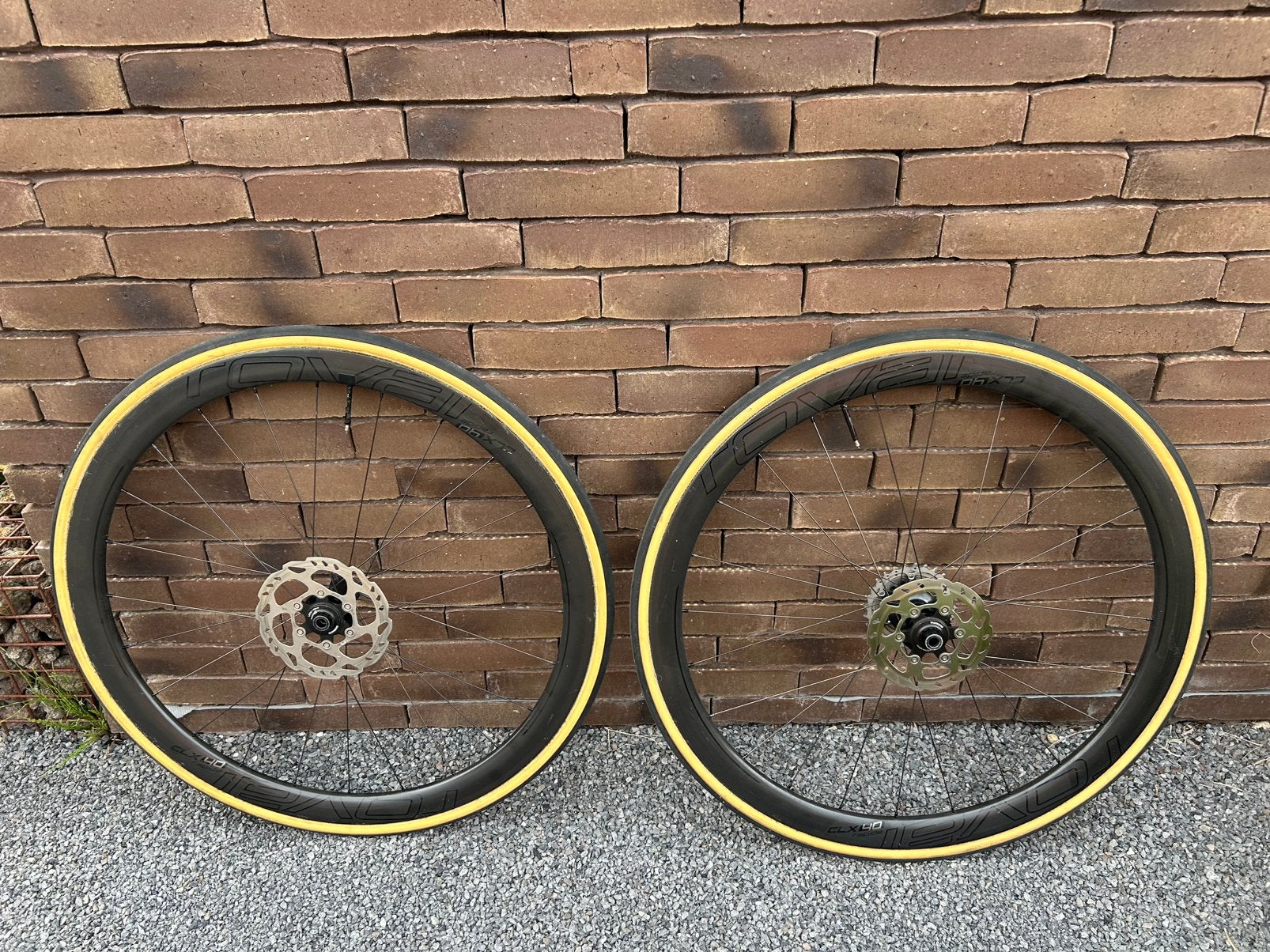 Roval carbon wielen 40 mm disc tube, Ophalen, Zo goed als nieuw, Carbon