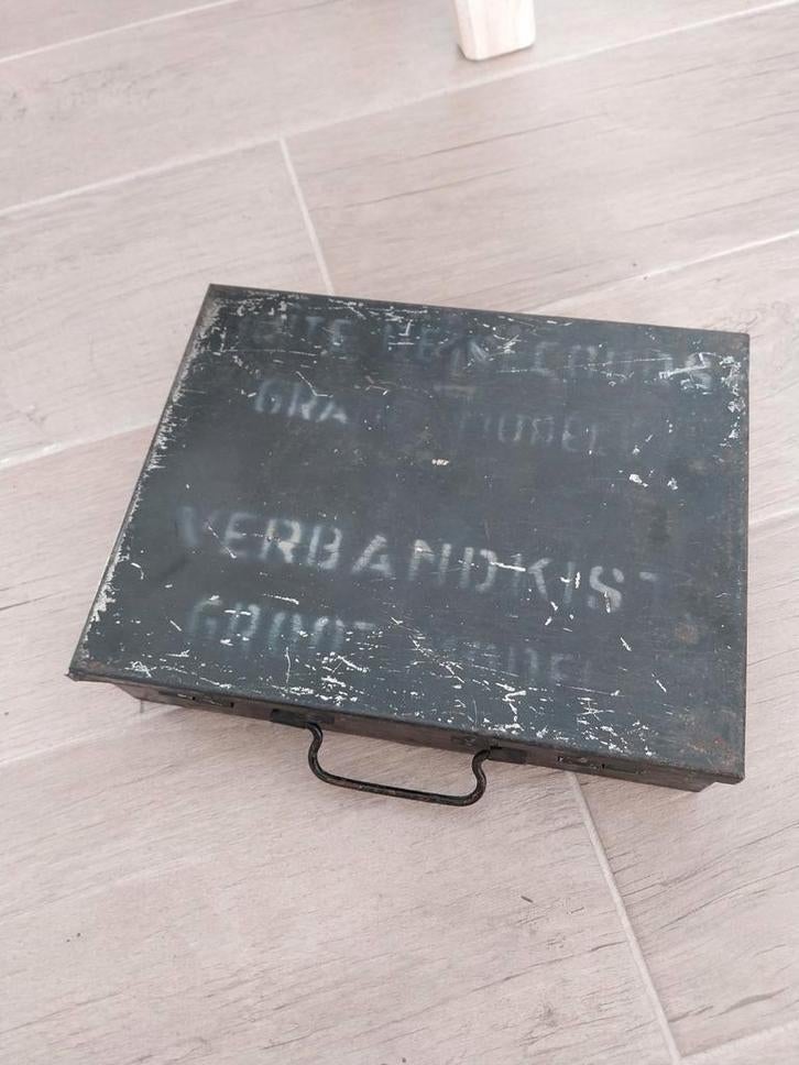 Engelse verbandkist wo2 outfit first aid 1941, Verzamelen, Ophalen of Verzenden