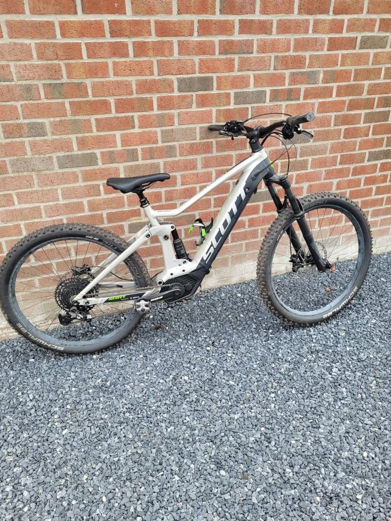 Scott Strike Eride 930 fiets -- 120 mm -- maat M, Vering, 10 tot 15 versnellingen, Schijfrem, 53 tot 57 cm