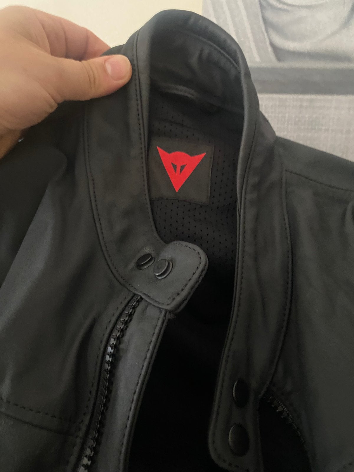 DAINESE ZWARTE LEREN JAS, Ophalen, Nieuw met kaartje, Dames, Jas | leer