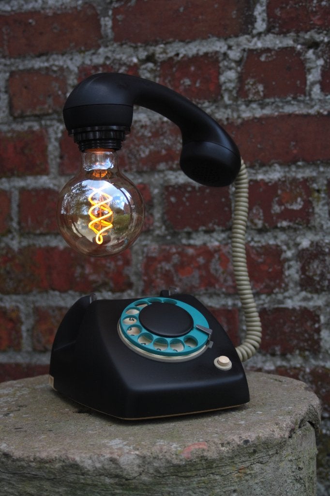 lampe de téléphone LED au design vintage rétro, Collections, Enlèvement ou Envoi, Maison et Meubles