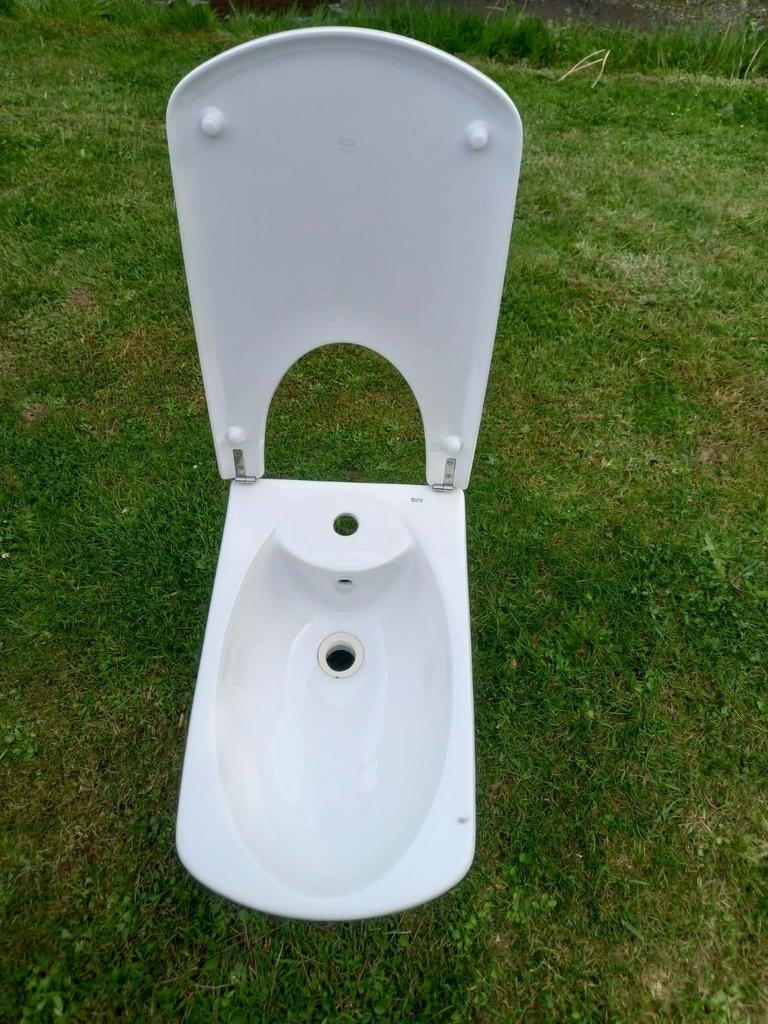 Bidet blanc en céramique, Neuf, Moins de 100 cm, Enlèvement, Autres types