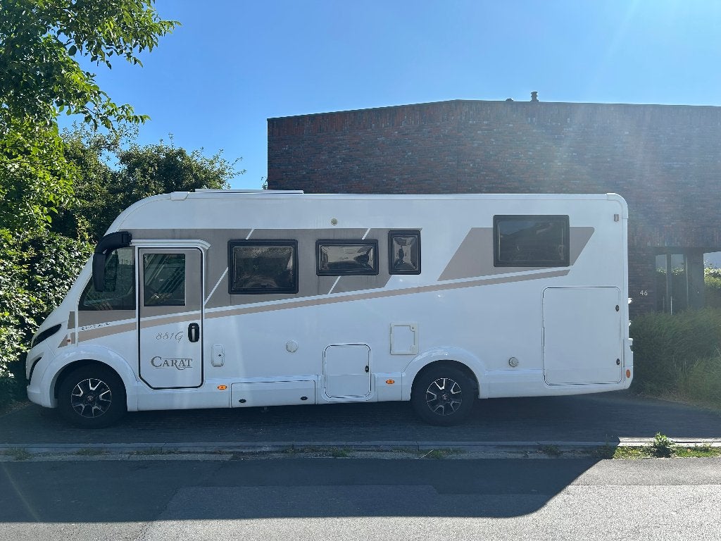 Mobilehome Mc Louis Carat 881G, Auto's, Voorwielaandrijving, Beige, Leder en Stof, Wit