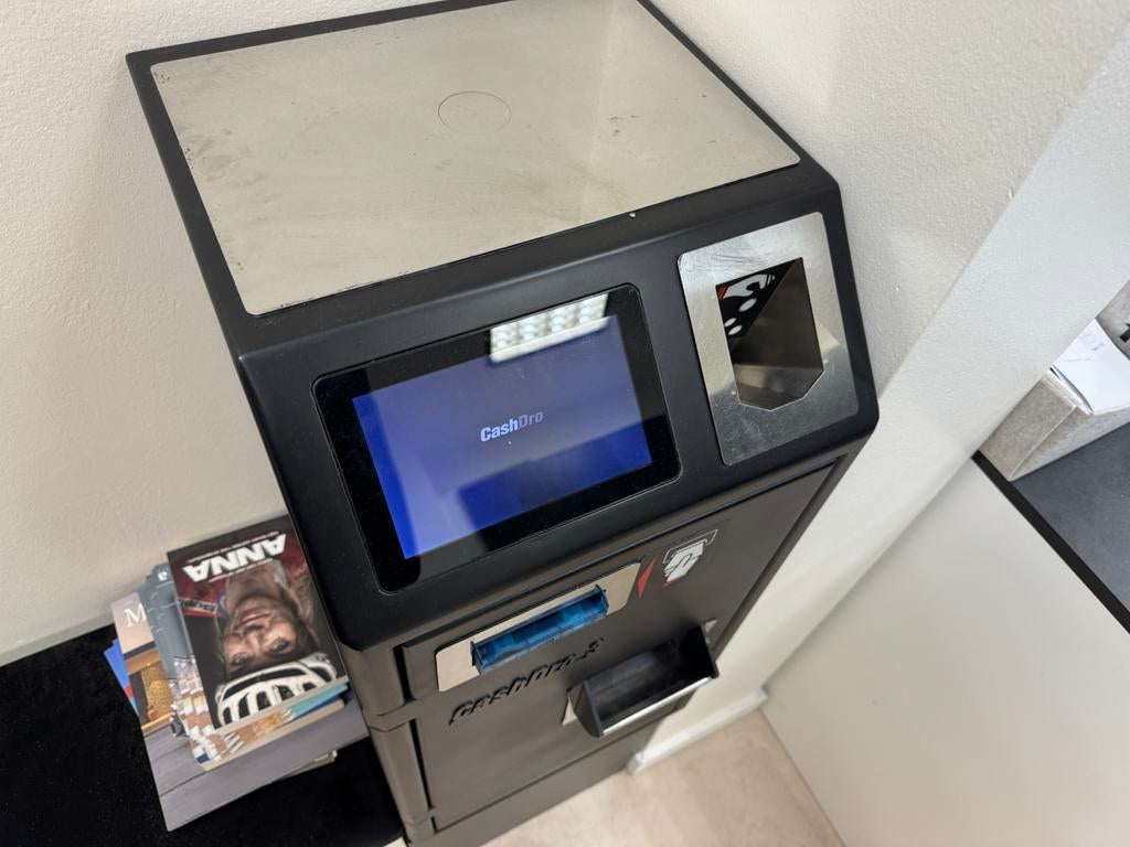 CASHDRO AUTOMATISCHE KASSA MET VOETSTUK, Enlèvement