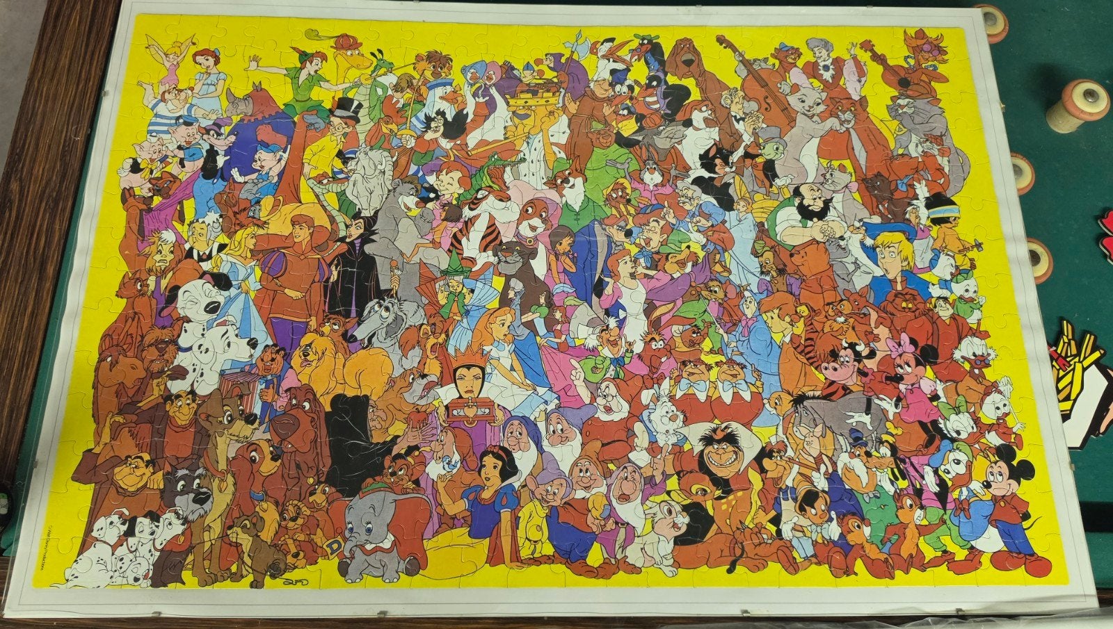 Disney puzzel in kader, Antiek en Kunst, Ophalen