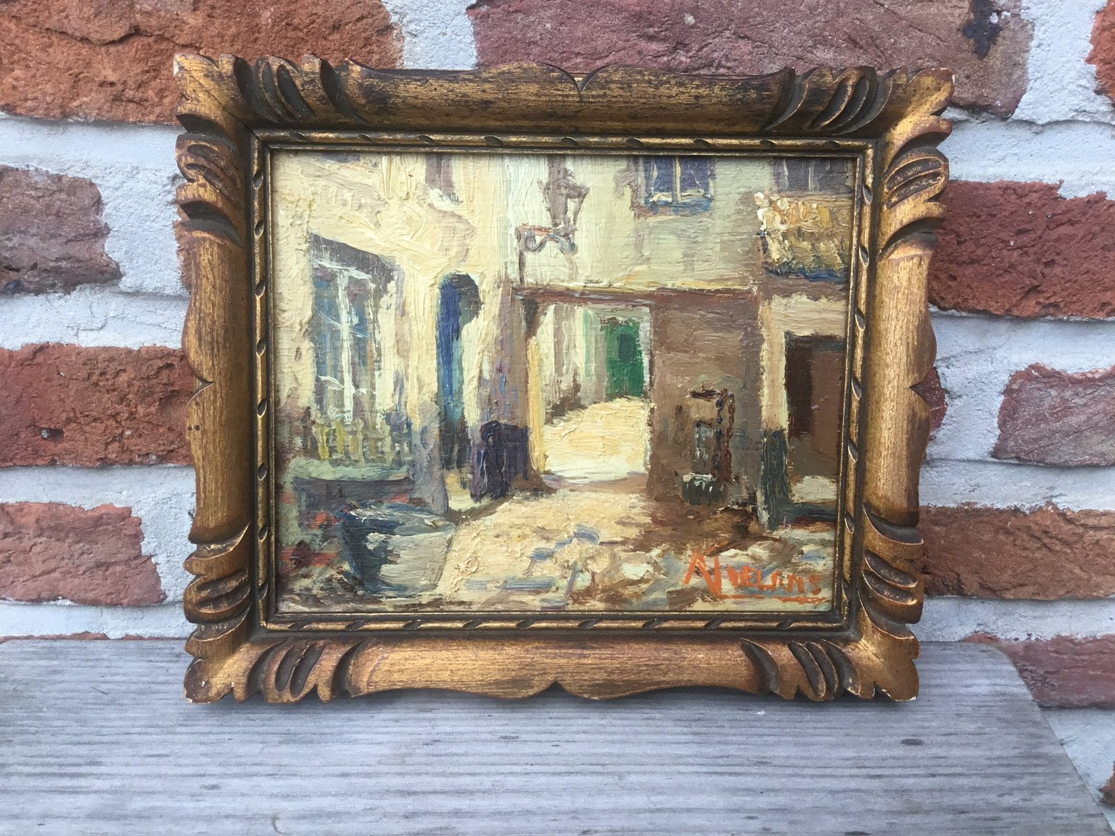 Tielens Alexandre°Bxl.1868+1939Impasse de la Maison Rouge, Ophalen of Verzenden