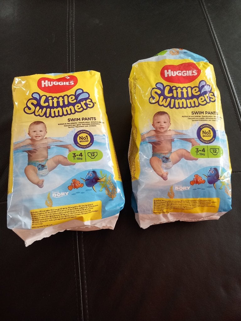 Zwempampers 7 tot 11 kg, Kinderen en Baby's, Babykleding | Baby-zwemkleding, Ophalen, Zo goed als nieuw, Jongetje of Meisje, Zwemluier