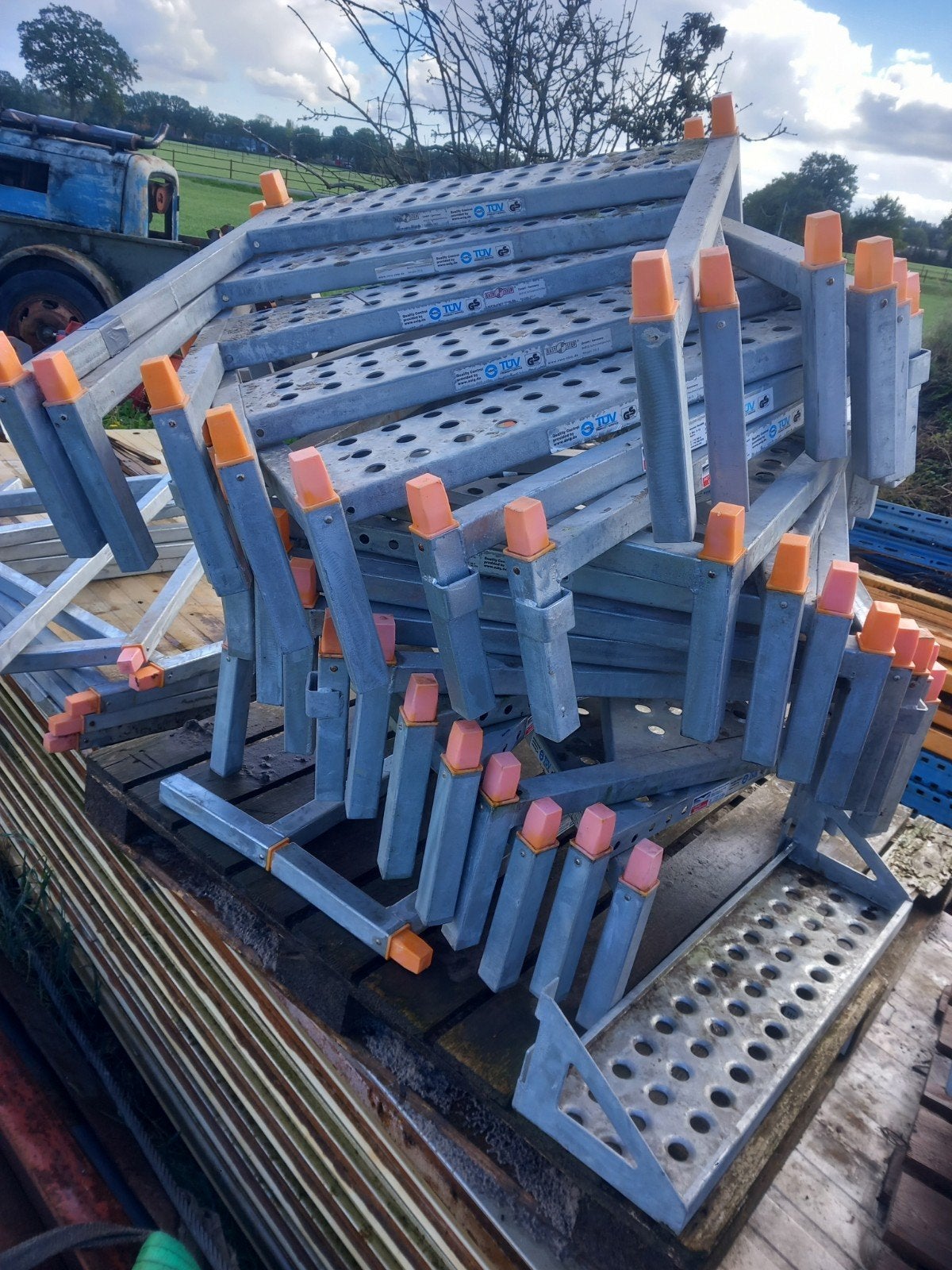 stelling trap, Doe-het-zelf en Bouw, Ophalen of Verzenden, Gebruikt, Overige typen, Minder dan 2 meter