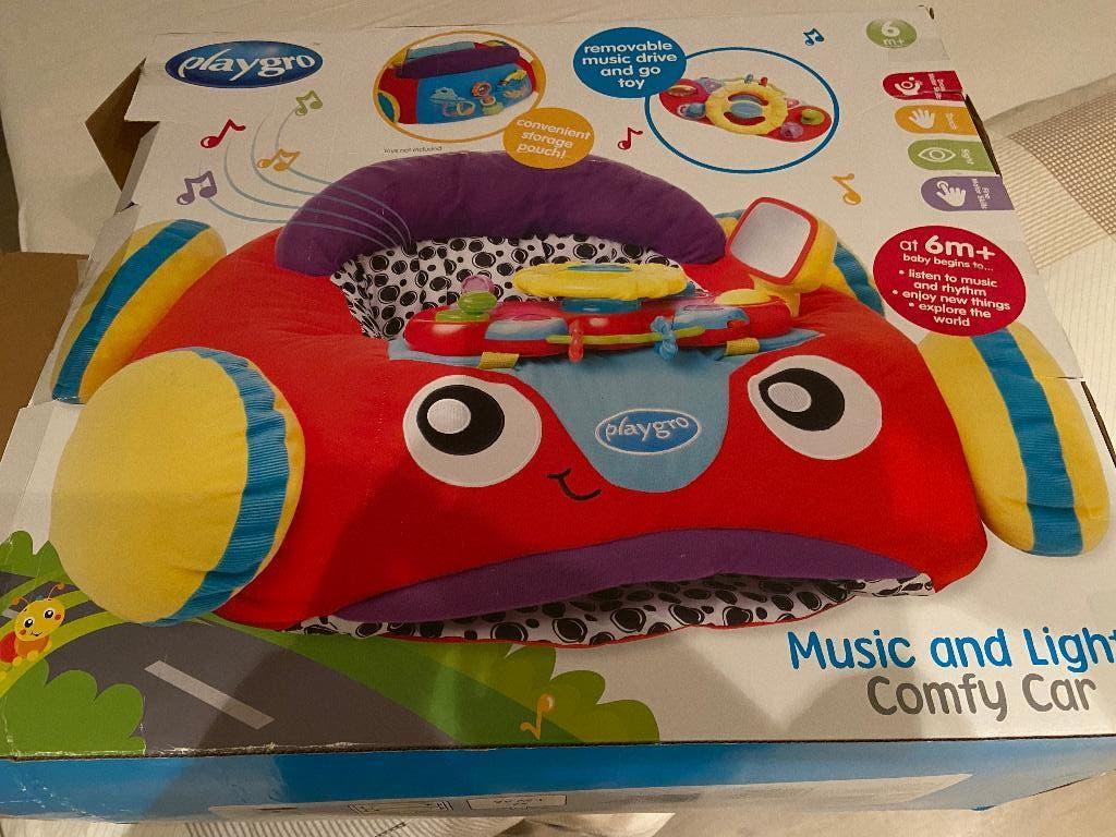 playgro comfy car zo goed als nieuw, Kinderen en Baby's, Ophalen, Zo goed als nieuw, Auto, Met licht