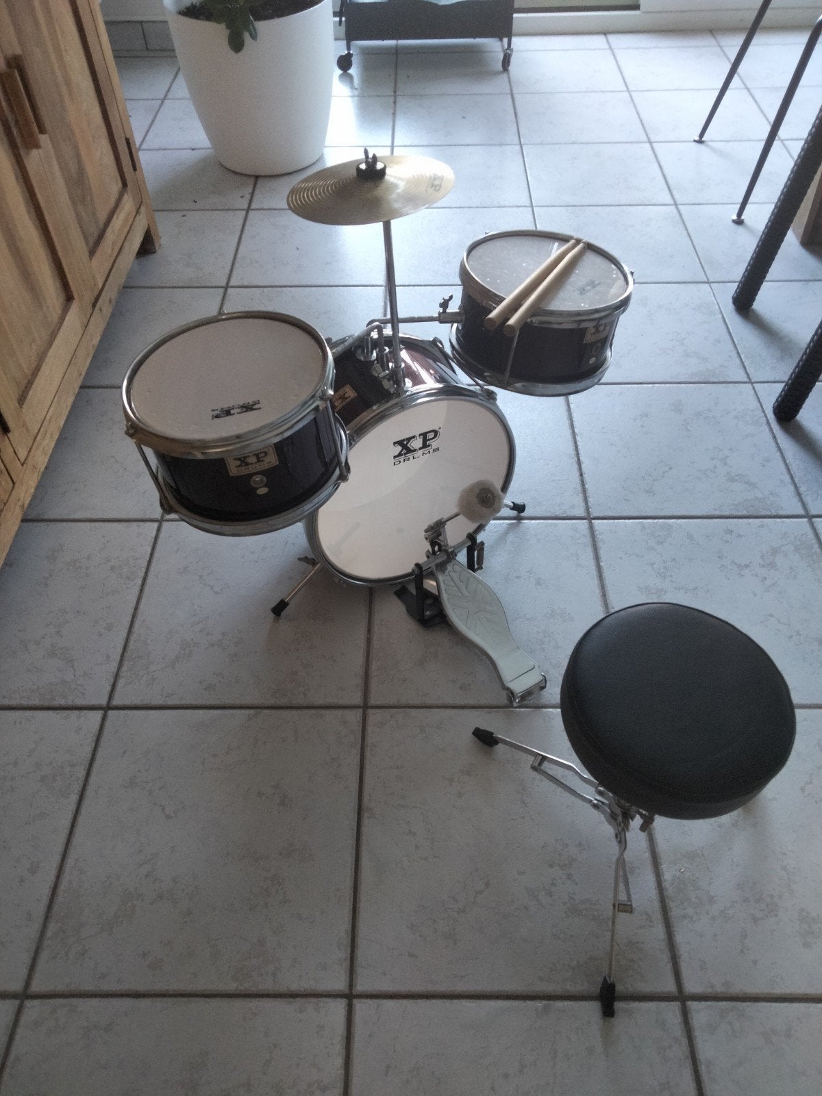 Kinderdrumstel, Muziek en Instrumenten, Ophalen