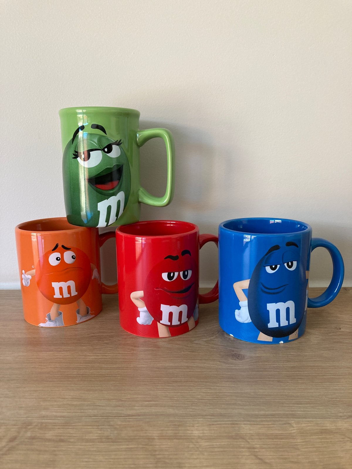 M&M tas mok drinkbeker keramiek, Verzamelen, Ophalen of Verzenden, Zo goed als nieuw
