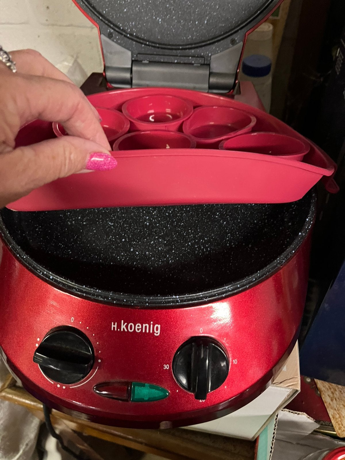 Four a pizzas, tartes, cremes et. De marque H.Koenig, Elektronische apparatuur, Slowcookers, Ophalen, Zo goed als nieuw