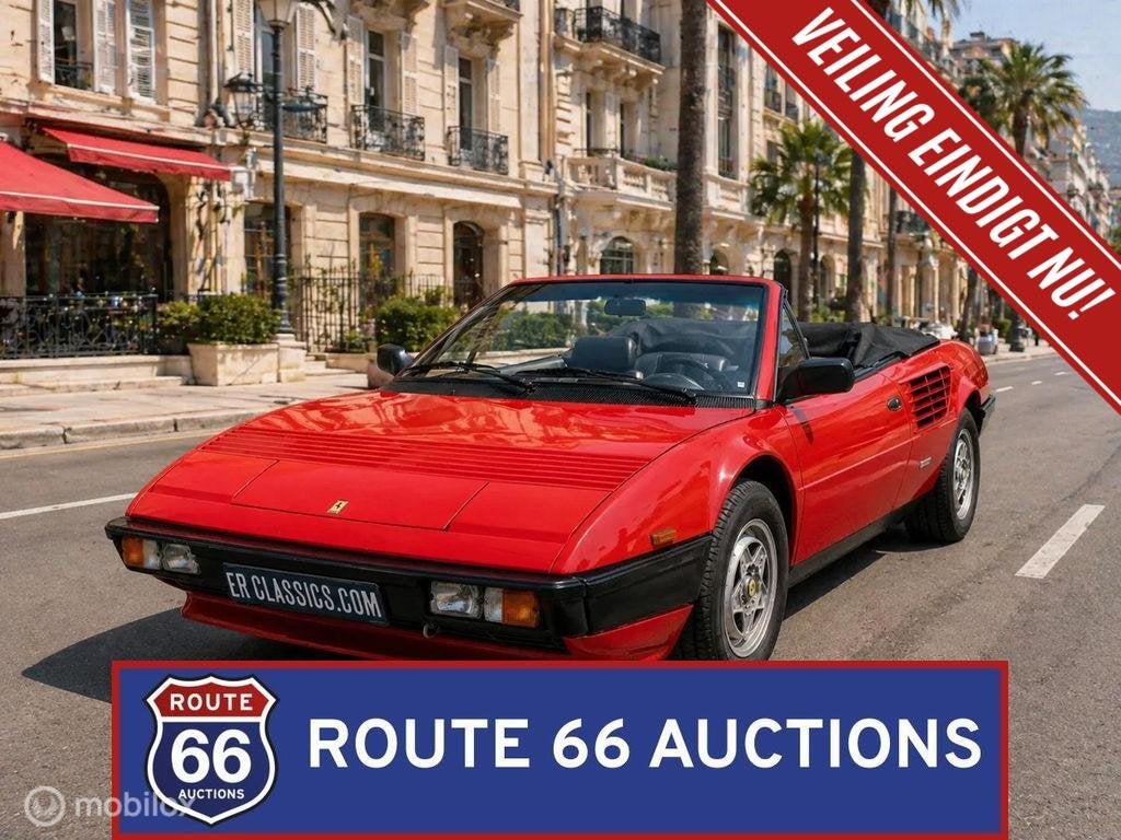 Ferrari Mondial Cabriolet | 1984 | Route 66 Auctions, Autos, Achat, Entreprise, Boîte manuelle, Autre carrosserie
