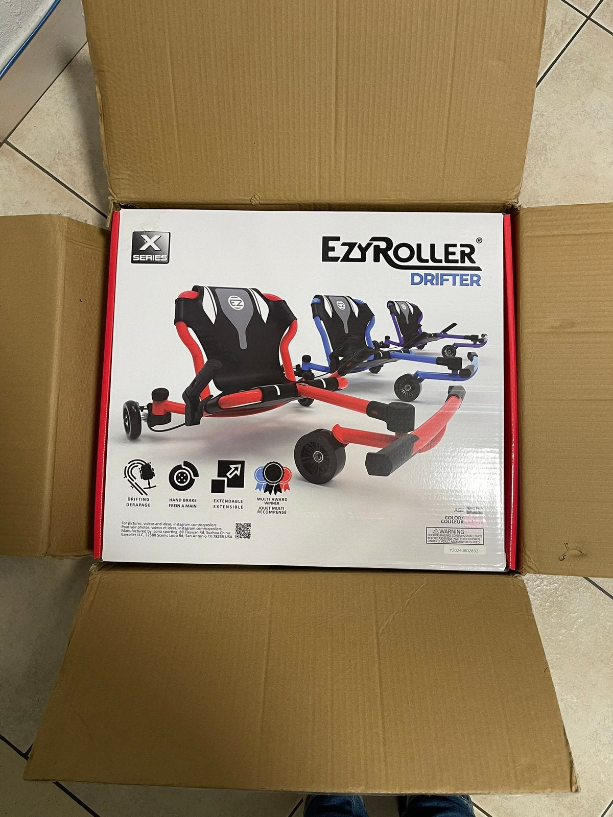 Nieuwe Ezyroller drifter paars, Enlèvement, Neuf