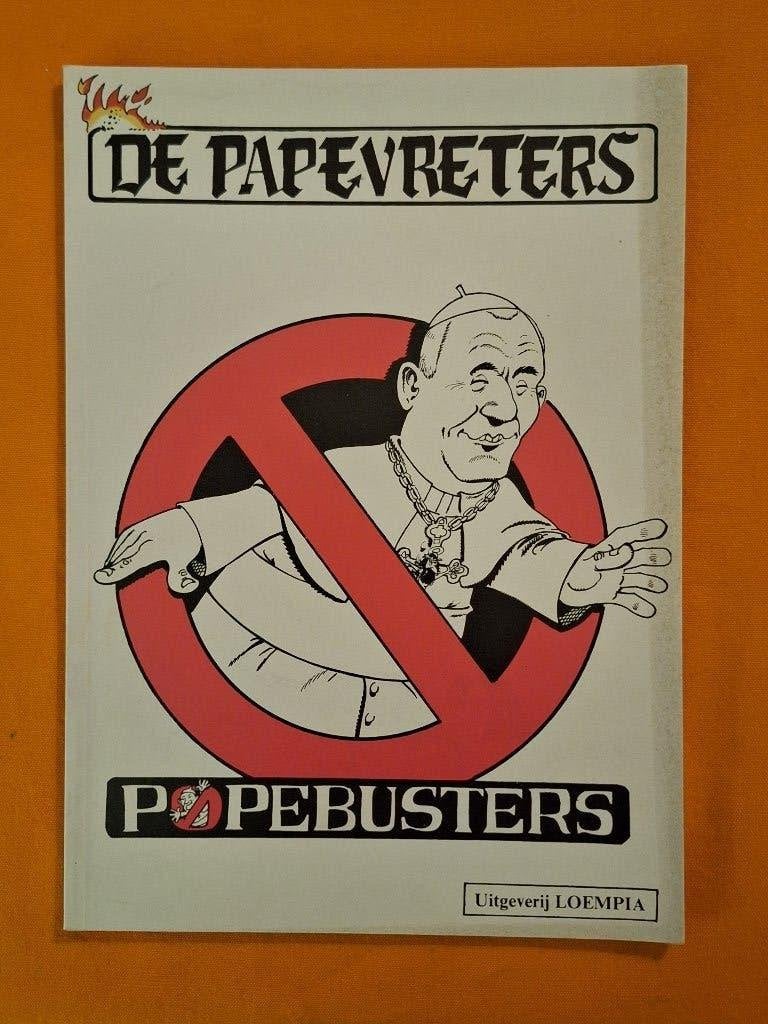 de papevreters 1: popebusters, Eén stripboek, Ophalen of Verzenden, Gelezen