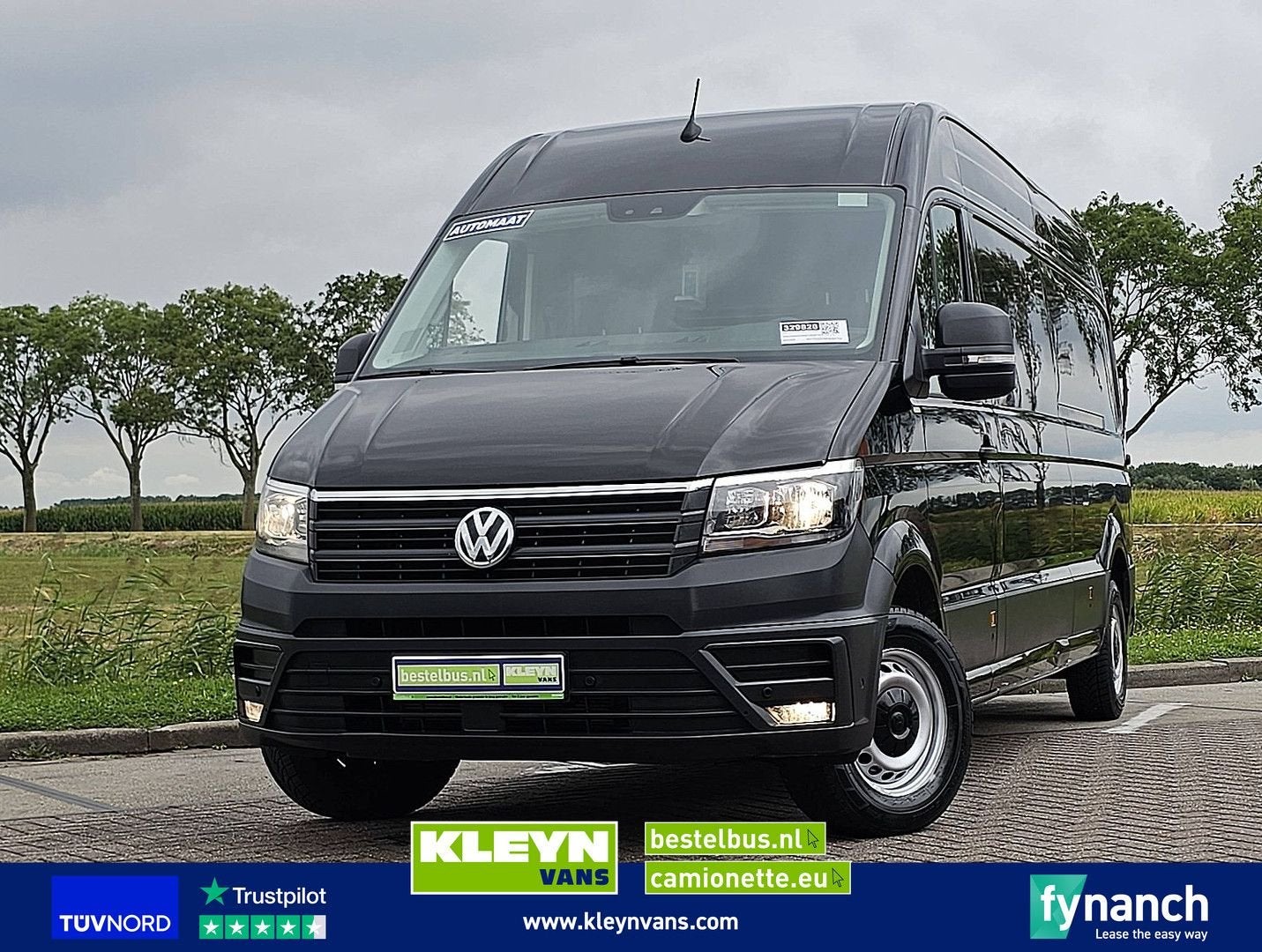 Volkswagen CRAFTER 35 2.0 L4H3 Automaat Airco, Auto's, Bestelwagens en Lichte vracht, Automaat, Zwart, Bedrijf, Diesel