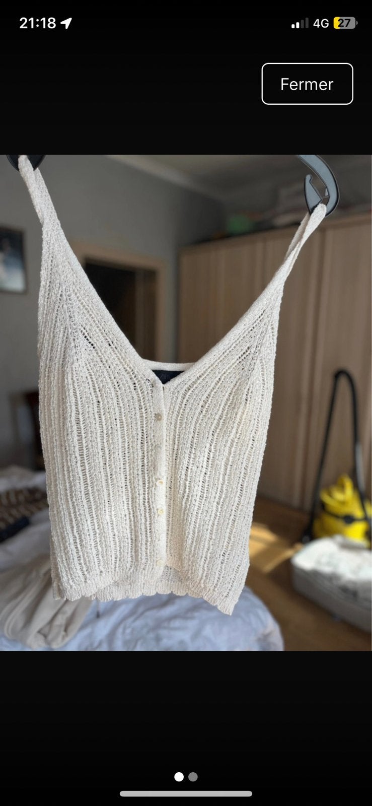 Zara M tanktop met gehaakte bandjes nieuw!!, Kleding | Dames, Topjes, Ophalen, Zo goed als nieuw