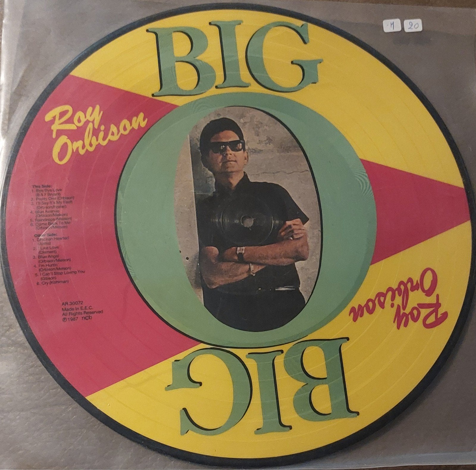 Roy Orbison Picture disk, Ophalen