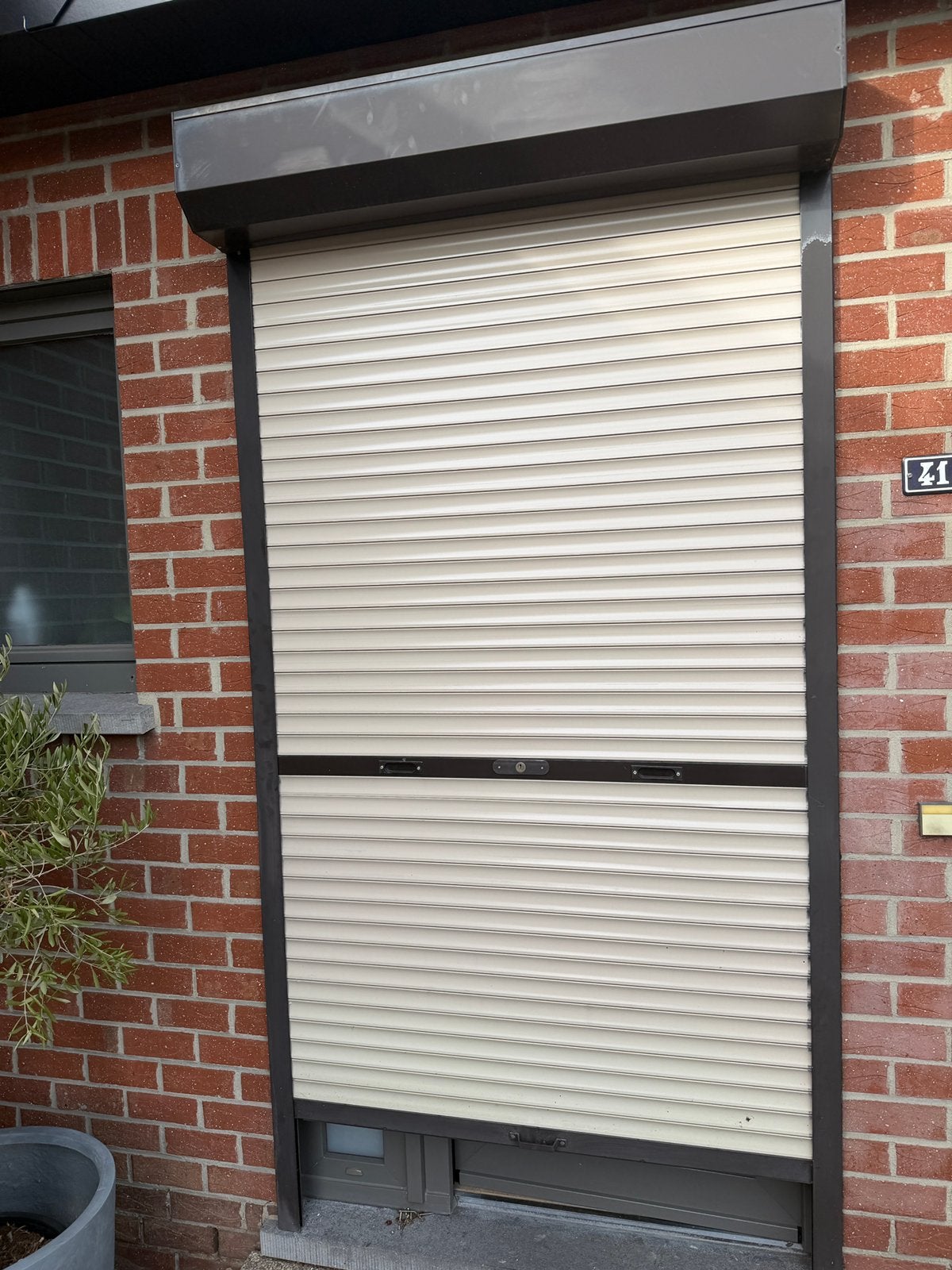 Volet porte comme neuf ! Largeur 120 cm x 216 hauteur max, Enlèvement, Comme neuf