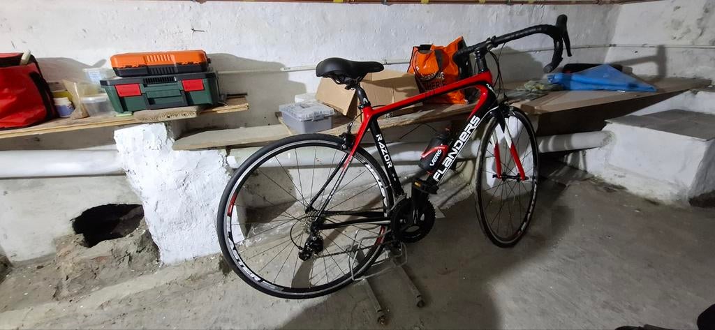 velo course carbone flanders razor, Enlèvement, Comme neuf, Plus de 20 vitesses, Autres marques