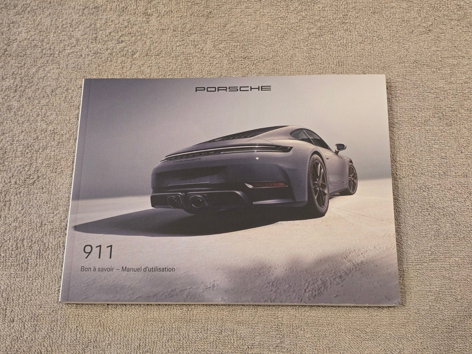 Manuel d'utilisation Porsche 911 992/2 992.2 français FR, Enlèvement ou Envoi