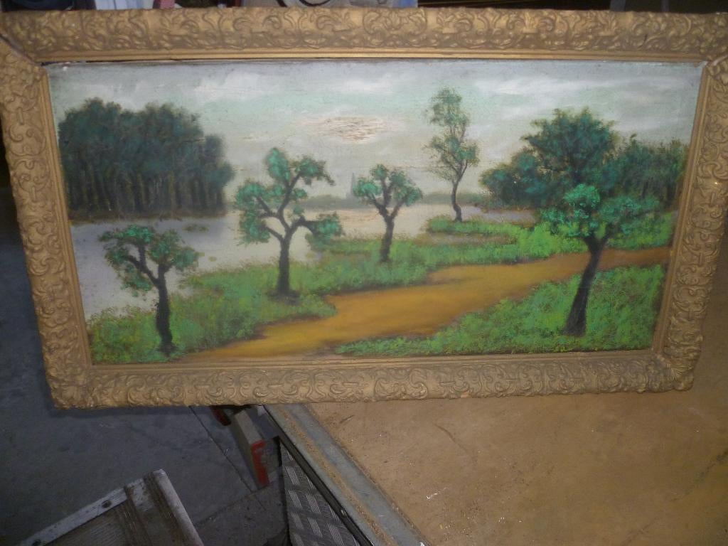 OUDE SCHILDERIJ OP DOEK, Enlèvement