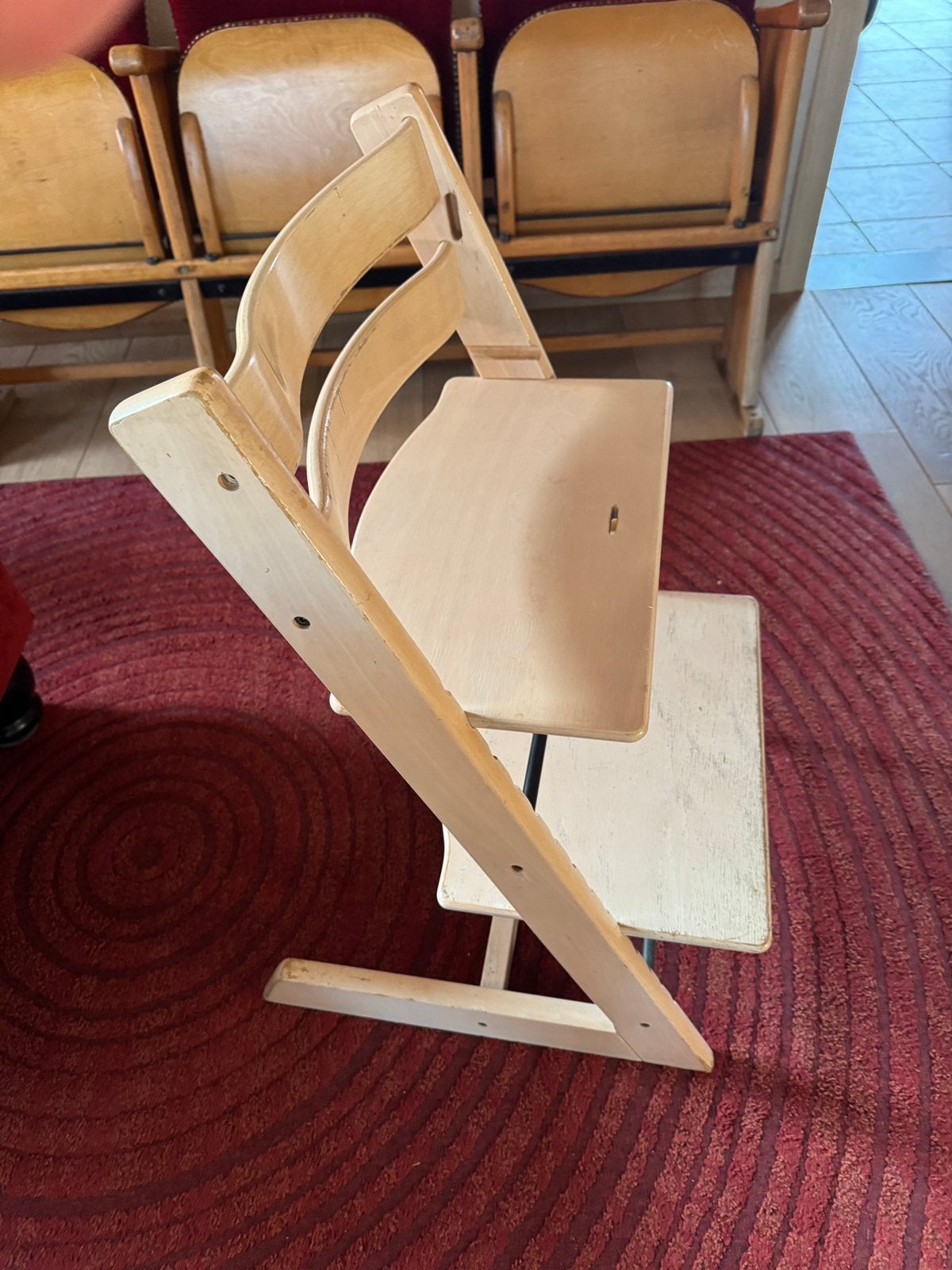 Stokke groeistoel, Ophalen, Gebruikt