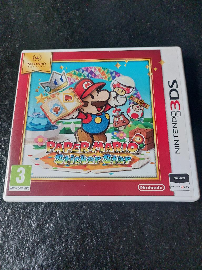 Paper Mario Sticker Star, Games en Spelcomputers, Games | Nintendo 2DS en 3DS, 1 speler, Ophalen, Zo goed als nieuw, Role Playing Game (Rpg)