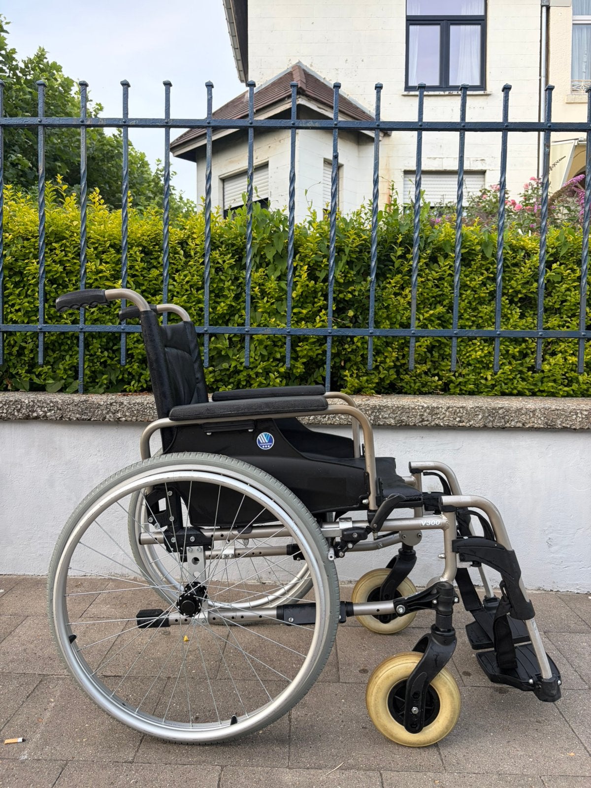 Vermeiren V 300 opvouwbare rolstoel nieuwstaat, Diversen, Ophalen of Verzenden, Inklapbaar, Zo goed als nieuw, Handbewogen rolstoel