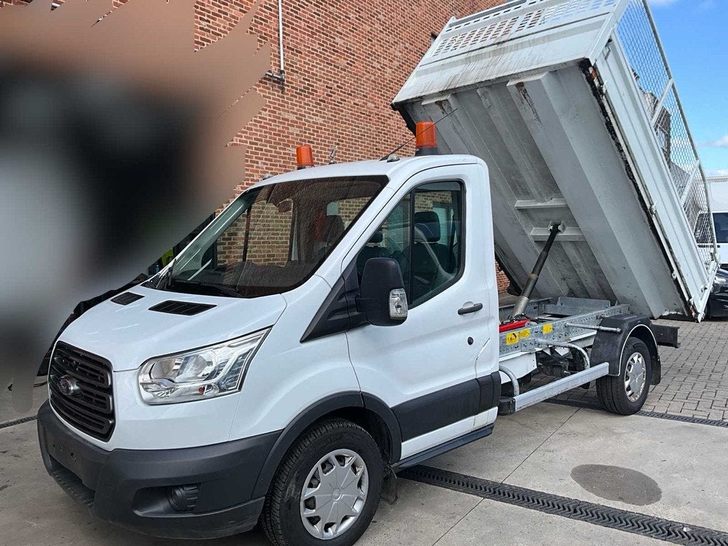 2018 Ford Transit kipper - automaat - airco - trekhaak, Auto's, Gebruikt, Euro 6, Bedrijf, Diesel