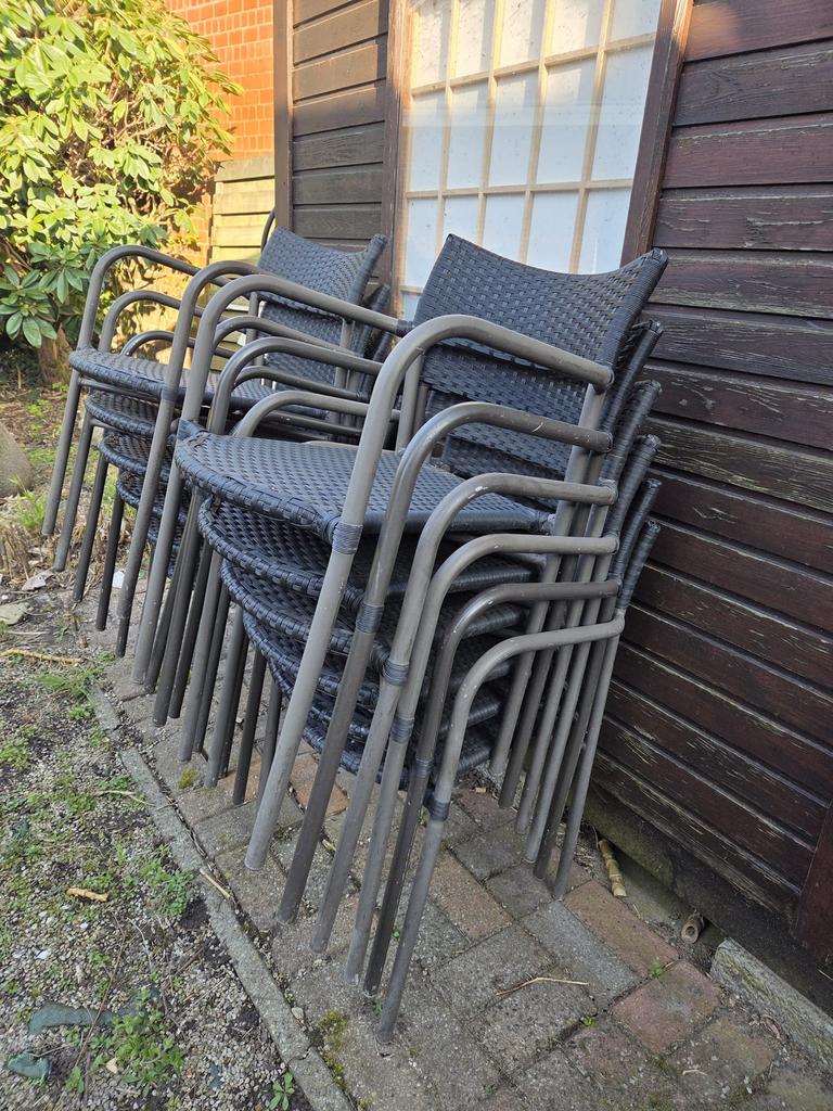 Tuinstoelen, Tuin en Terras, Ophalen, Zo goed als nieuw